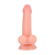 Prótese 15×3,6 cm  com Glande, Corpo Liso, Escroto e Ventosa – ALEX DILDO - Imagem 4
