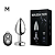 Plug Anal Recarregável em Metal TAMANHO M com Controle Remoto – GOOD VIBE TOYS - Imagem 1