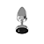 Plug Anal Recarregável em Metal TAMANHO M com Controle Remoto – GOOD VIBE TOYS - Imagem 2