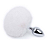 Plug Anal em Metal 8 cm com Pompom TAMANHO G - Imagem 3