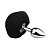 Plug Anal em Metal 8 cm com Pompom TAMANHO G - Imagem 2