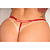 Calcinha Fio Dental TARADINHA Neon VERMELHA - Imagem 3