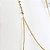 Colar de Corpo com Corrente Dourada e Detalhe Central com Strass - Imagem 4