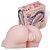 Masturbador Masculino Formato de Bunda 15x12.5x8 cm - Vagina e Ânus - Imagem 1
