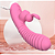 Vibrador BORN Rabbit Texturizado com Estimulador Recarregável - Imagem 3