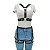 Conjunto Domini Harness Peitoral e Cinta Liga em Couro - Imagem 5