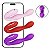 Vibrador de Casal com Estimulador de Clitoris - Via Aplicativo - Imagem 2