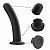 Dildo Reto com Ventosa 15x3cm - PRETO - Imagem 6