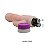 Vibrador com Estimulador Triplo 18,5x3,5cm com Cerdas Estimuladoras - A PILHA - Imagem 5