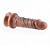 Prótese Real 15,3x4cm Dick Ultra Realístico Com Ventosa MARROM - Imagem 6