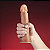 Prótese Real Dick 18,5x4,2cm Maciço - Imagem 4