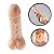 Masturbador Masculino 21 x 6,7cm Formato de Pênis com Ânus - Imagem 1