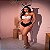 Fantasia Sexy Luxo Coelhinha Suspensório - Imagem 4