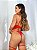 Conjunto Laiza com Aro e Cinta Liga VERMELHO - Imagem 2