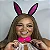 Fantasia Luxo Playboy Pink Sexy Plus Size (VESTE DO 48 AO 52) - Imagem 3