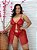 Camisola Liliane em Renda e Tule com Fenda - PLUS SIZE - Imagem 6