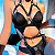Harness - Cinta Liga de Couro / Pescoço e Cintura (NÃO ACOMPANHA LINGERIE) - Imagem 2