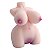 Masturbador Masculino Formato de Mini Corpo / Vagina e Ânus - 19,0 x 9,5cm - Imagem 6