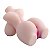 Masturbador Masculino Formato de Mini Corpo / Vagina e Ânus - 19,0 x 9,5cm - Imagem 8