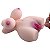 Masturbador Masculino Formato de Mini Corpo / Vagina e Ânus - 19,0 x 9,5cm - Imagem 9