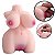 Masturbador Masculino Formato de Mini Corpo / Vagina e Ânus - 19,0 x 9,5cm - Imagem 1