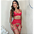 Conjunto Priscila com Aro e Cinta Liga VERMELHO - Imagem 3