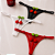 Calcinha Cereja Fio Dental - Lateral Regulável - Imagem 1