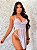 Camisola Melissa em Renda e Tule com Abertura (ACOMPANHA CALCINHA) - Imagem 2