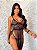 Camisola Melissa em Renda e Tule com Abertura (ACOMPANHA CALCINHA) - Imagem 3