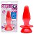 Plug Anal Colors Maciço Com Ventosa 13,5cm - Imagem 3