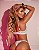 Conjunto Safira Sem Bojo em Tule Bordado - BRANCO - Imagem 4