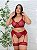 Conjunto Cintia Plus Size em Renda - VERMELHO - Imagem 2
