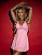 Camisola Cyrlene Costas Abertas com Detalhe em Renda ROSA - Imagem 4