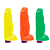 Prótese Maciça 18,5 x 4,5cm com Vibrador Interno e Escroto - Imagem 1