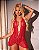 Body Natasha de Renda e Tule com Babados VERMELHO - Imagem 2