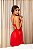 Camisola Jenifer Transparente com Calcinha - VERMELHO - Imagem 2