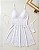Camisola Annie Sexy em Tule com Fenda e Calcinha - BRANCO - Imagem 1