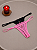 Tanga de Renda Sexy com Detalhe Pimentinha - Regulavel - Imagem 1