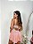 Camisola Melina em Renda com Tule (COM CALCINHA) Rosa - Imagem 2