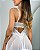 Camisola Melina em Renda com Tule (COM CALCINHA) Branco - Imagem 2