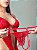 Conjunto Sara em Renda com Cinta Liga e Calcinha VERMELHO - Imagem 4