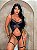 Conjunto Daiane em Renda com Aro - PRETO - Imagem 1