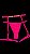 Calcinha com Cinta Liga Personalizável PINK (ACOMPANHA 6 LETRAS) - Imagem 1