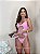 Conjunto Anitta em Renda com Fita e Cinta Liga ROSA - Imagem 1