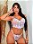 Conjunto Gisele Sensual em Tule Bordado BRANCO - Imagem 1