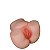 Masturbador Bumbum Feminino 10x16x15 cm - Possui Vagina com Lábios Avantajados - Imagem 2