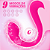 Vibrador de Casal com Formato Anatômico - 9 modos de Vibração - Controle Remoto - Imagem 2