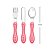 kit talher inox rosa - buba - Imagem 3