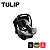 Bebê conforto Tulip Asphalt Graphite- ABC Design - Imagem 1