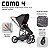 Carrinho COMO4 Trio - Woven Black - ABC - Imagem 2